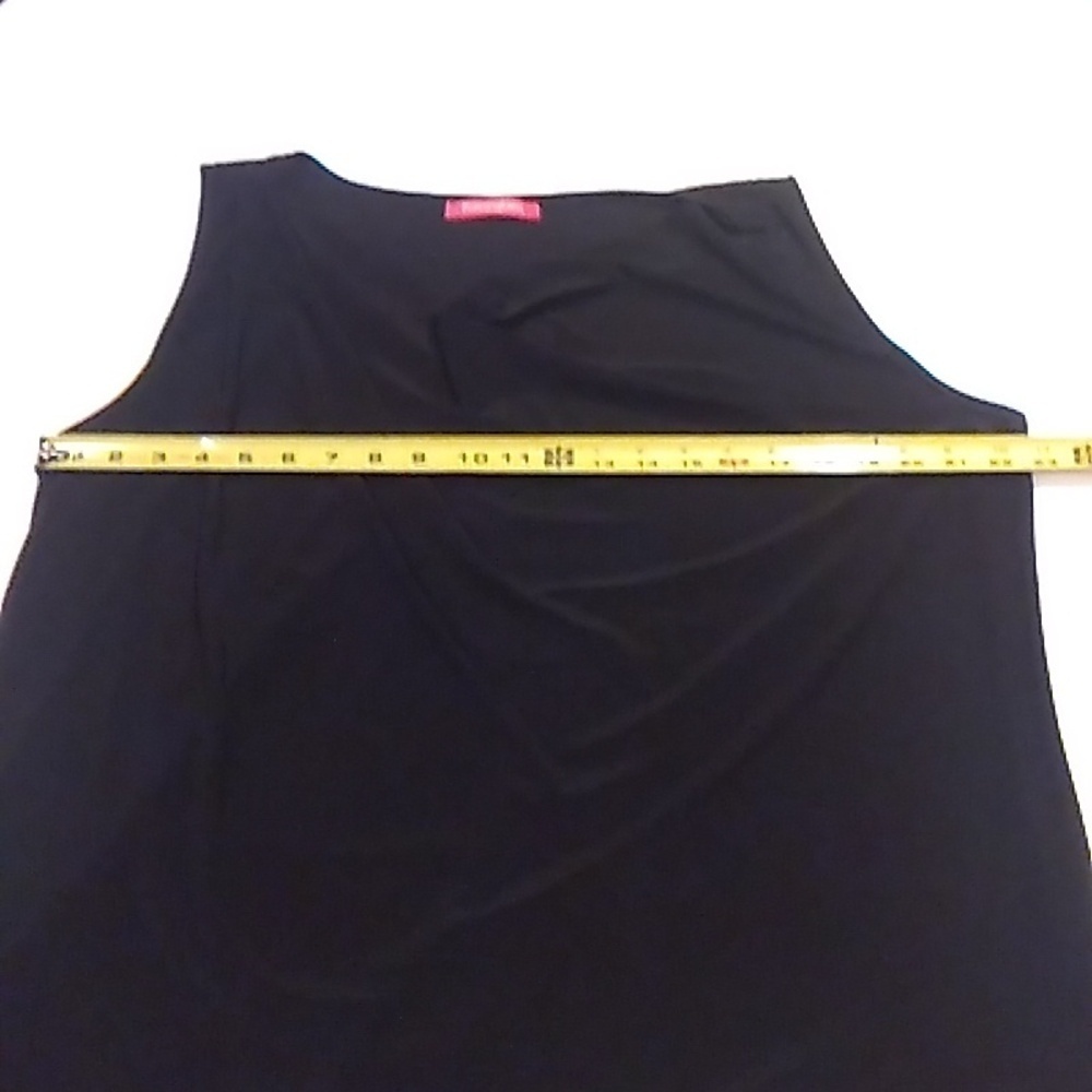 2/25 Penningtons Black Cowl Neck Draped Sleeveless Blouse - Picture 5 of 9